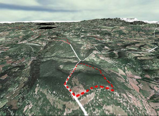 3D des zones favorables au de Drôme