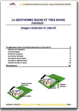 Géothermie basse_energie